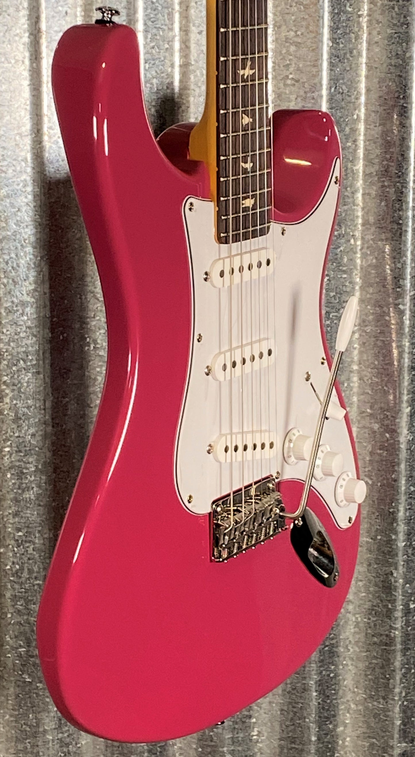 PRS Paul Reed Smith SE Silver Sky Dragon Fruit Guitar & Bag #2087