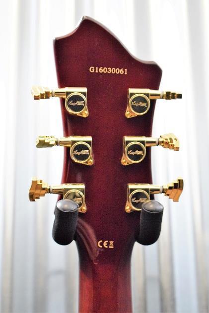 Hagstrom HL-550 HL55-NMG Hollow Body Jazz Guitar Natural Mahogany Gloss #061