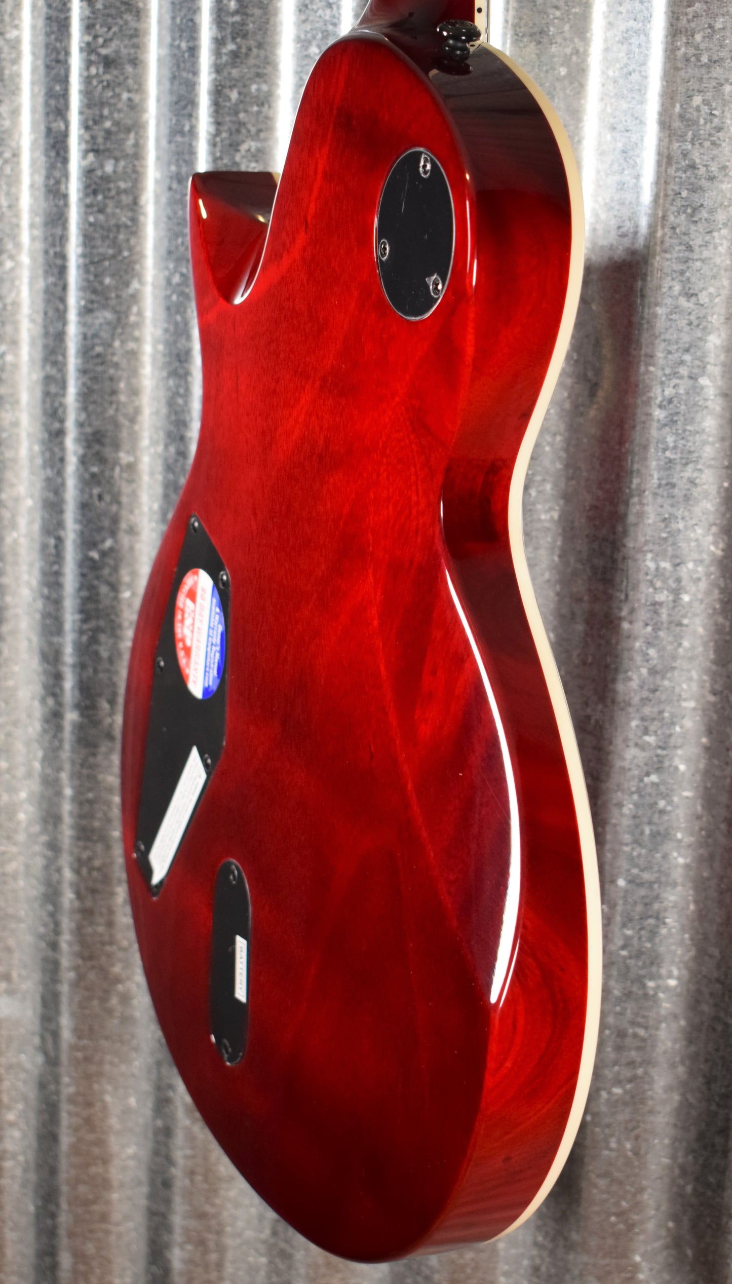 ESP LTD EC-1000 Quilt Top See Through Black Cherry EMG Guitar LEC1000STBC #1224 Demo