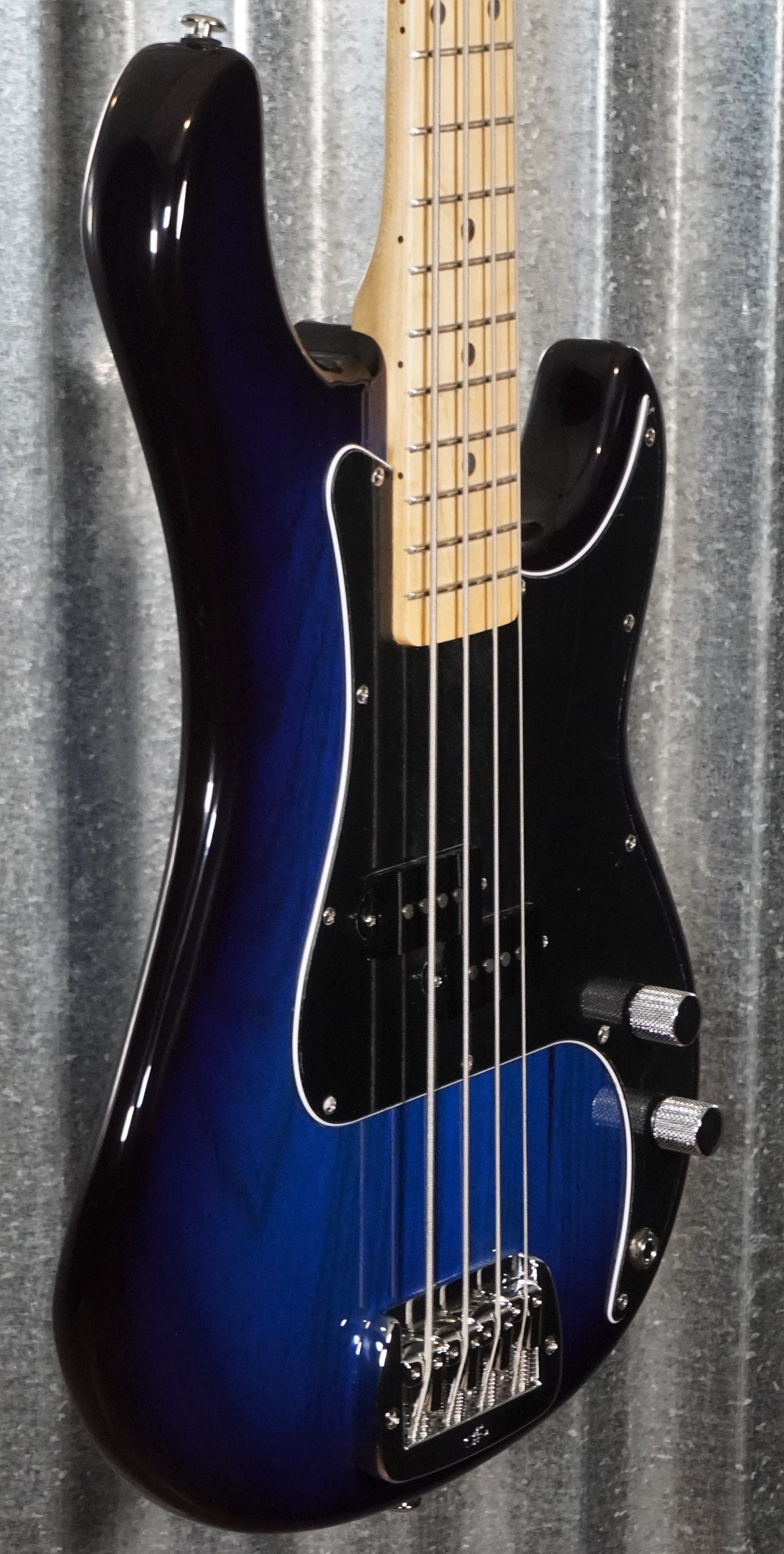 G&L USA LB-100 Blueburst Maple 4 String Bass & Case #2172
