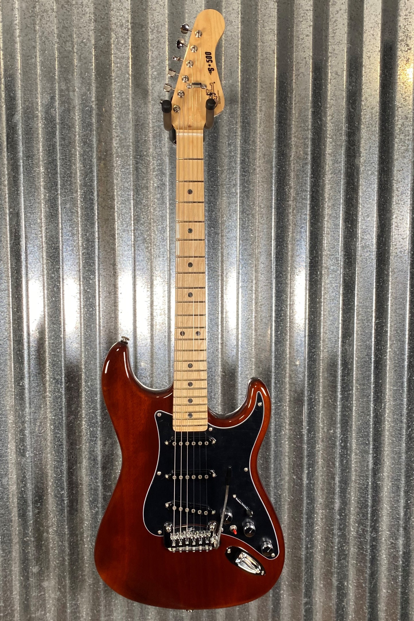 G&L USA CLF Research S-500 Mocha Guitar & Bag #9091