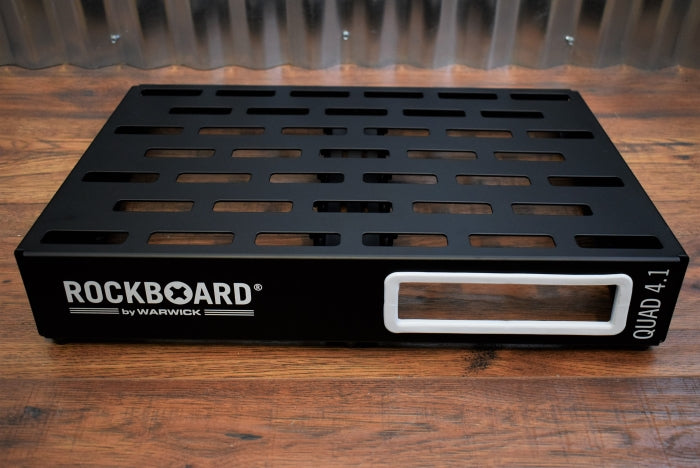 Warwick Rockboard Quad 4.1 C Guitar Effect Pedalboard & Flight Case