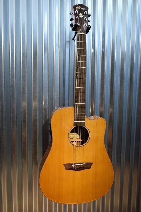 Washburn WD160SWCE Timber Ridge Solid Woods Acoustic Electric Guitar #2444