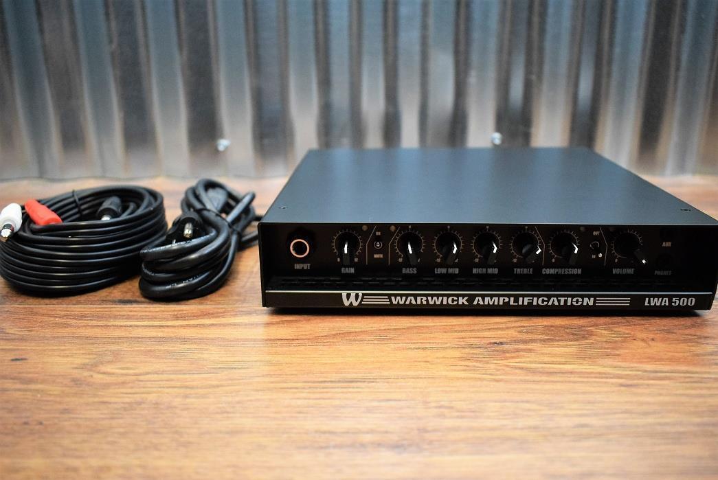 Warwick LWA500 500 Watt Light Weight Bass Amplifier Head LWA 500 B Stock