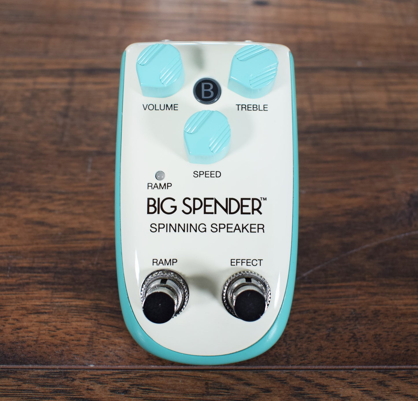 Danelectro Billionaire BK-1 Big Spender Spinning Speaker Guitar Effect Pedal Demo #2