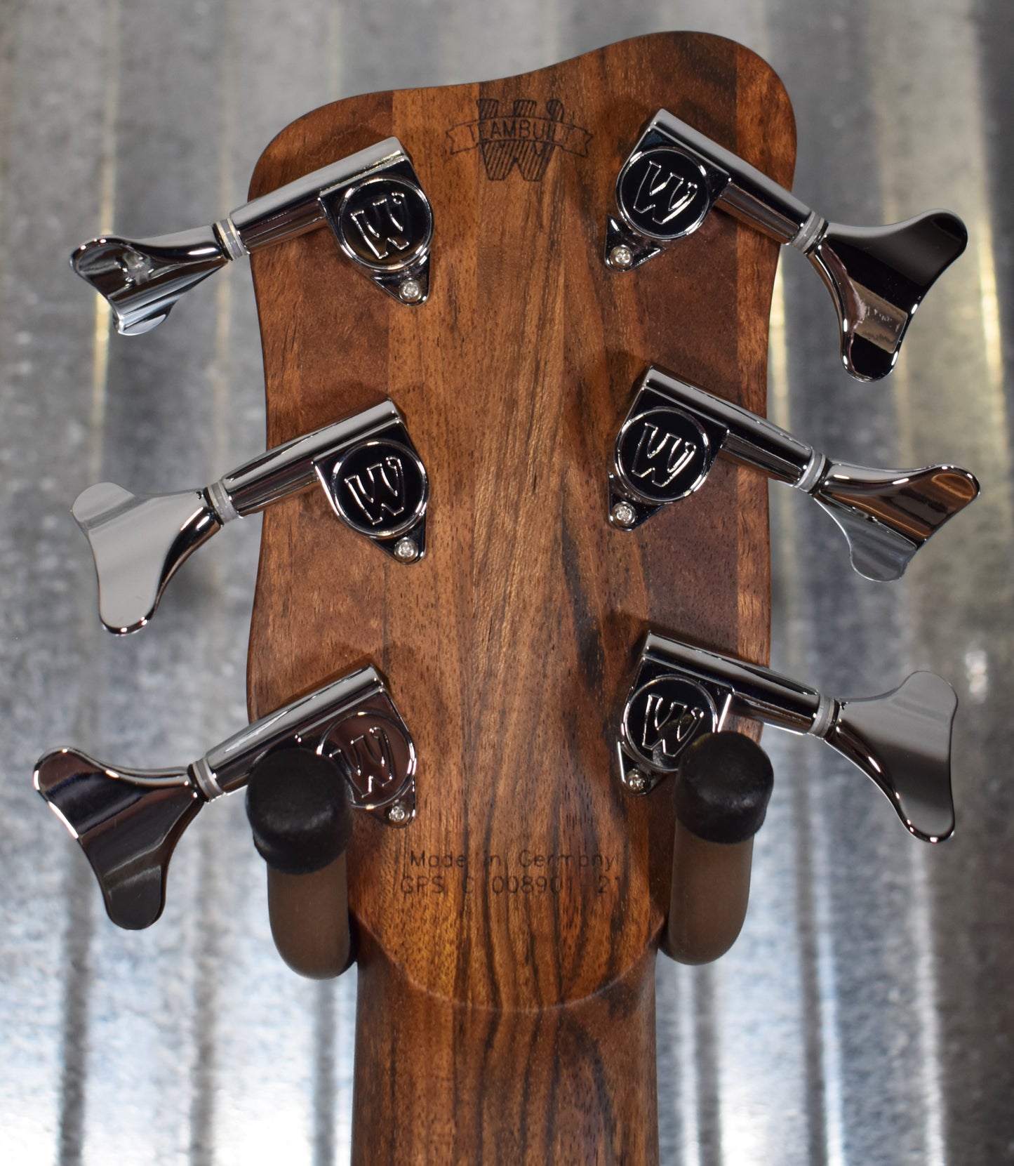 Warwick German Pro Series Corvette 6 String Active Bass Natural Ash & Bag #0121