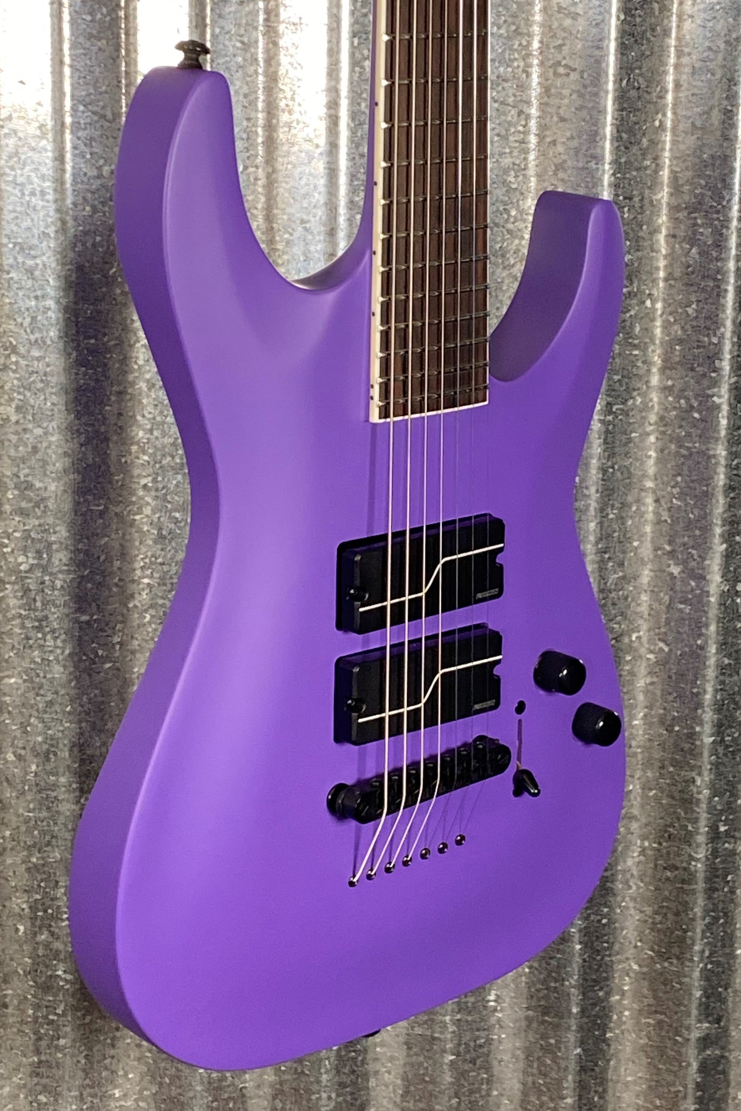 ESP LTD SC-607 Stephen Carpenter Purple Satin Baritone Guitar & Case LSC607BPS #1084 Used