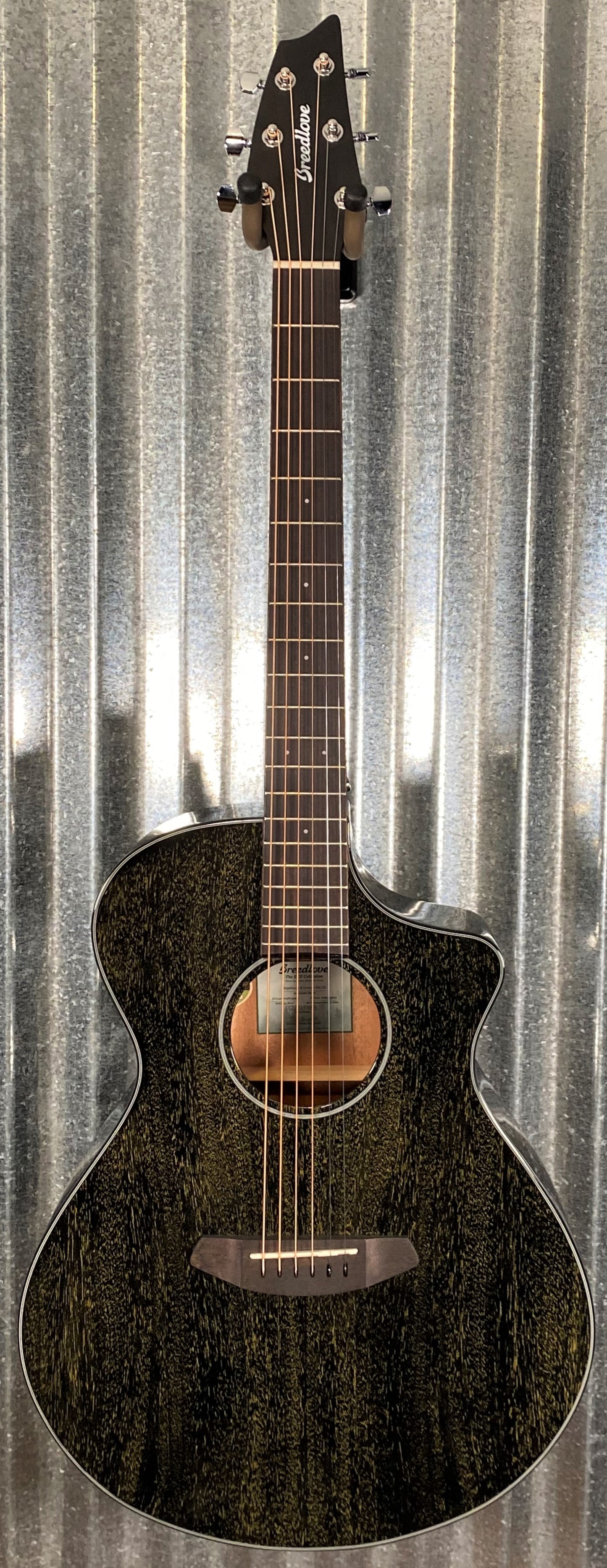 Breedlove Rainforest S Concert Black Gold CE Mahogany Acoustic Electric Guitar RFCN52CEAMAM #9085