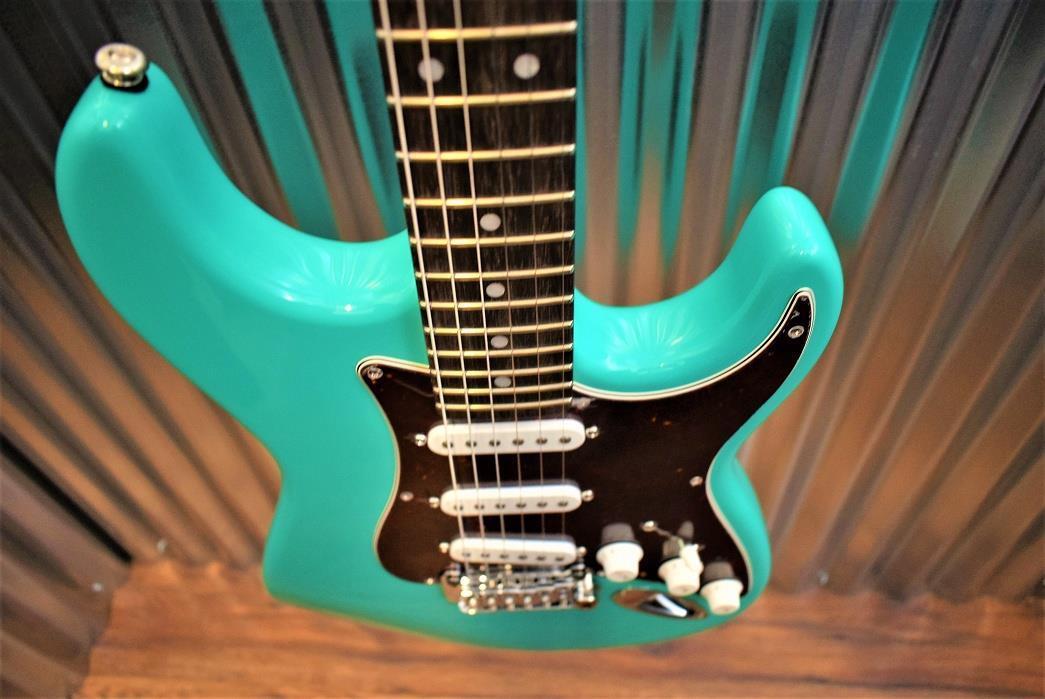 G&L Guitars USA S-500 Belair Green Electric Guitar & Hardshell Case S500 #7836