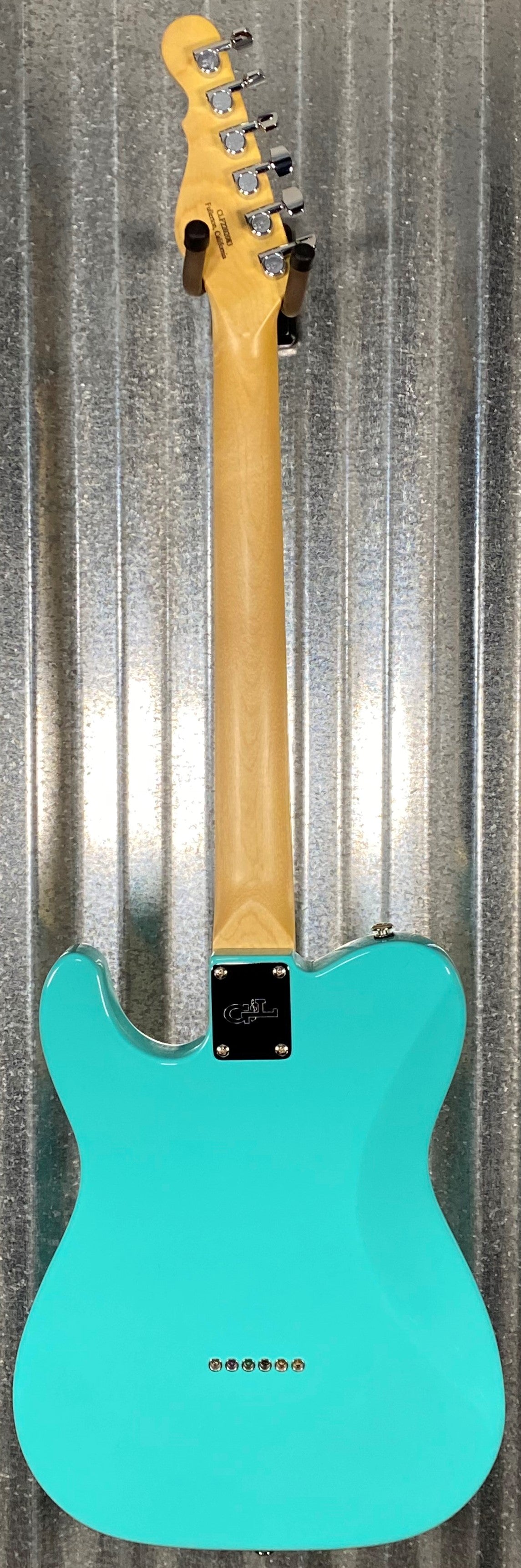 G&L USA ASAT Classic Bluesboy Turquoise Maple Satin Neck Guitar & Case #2083