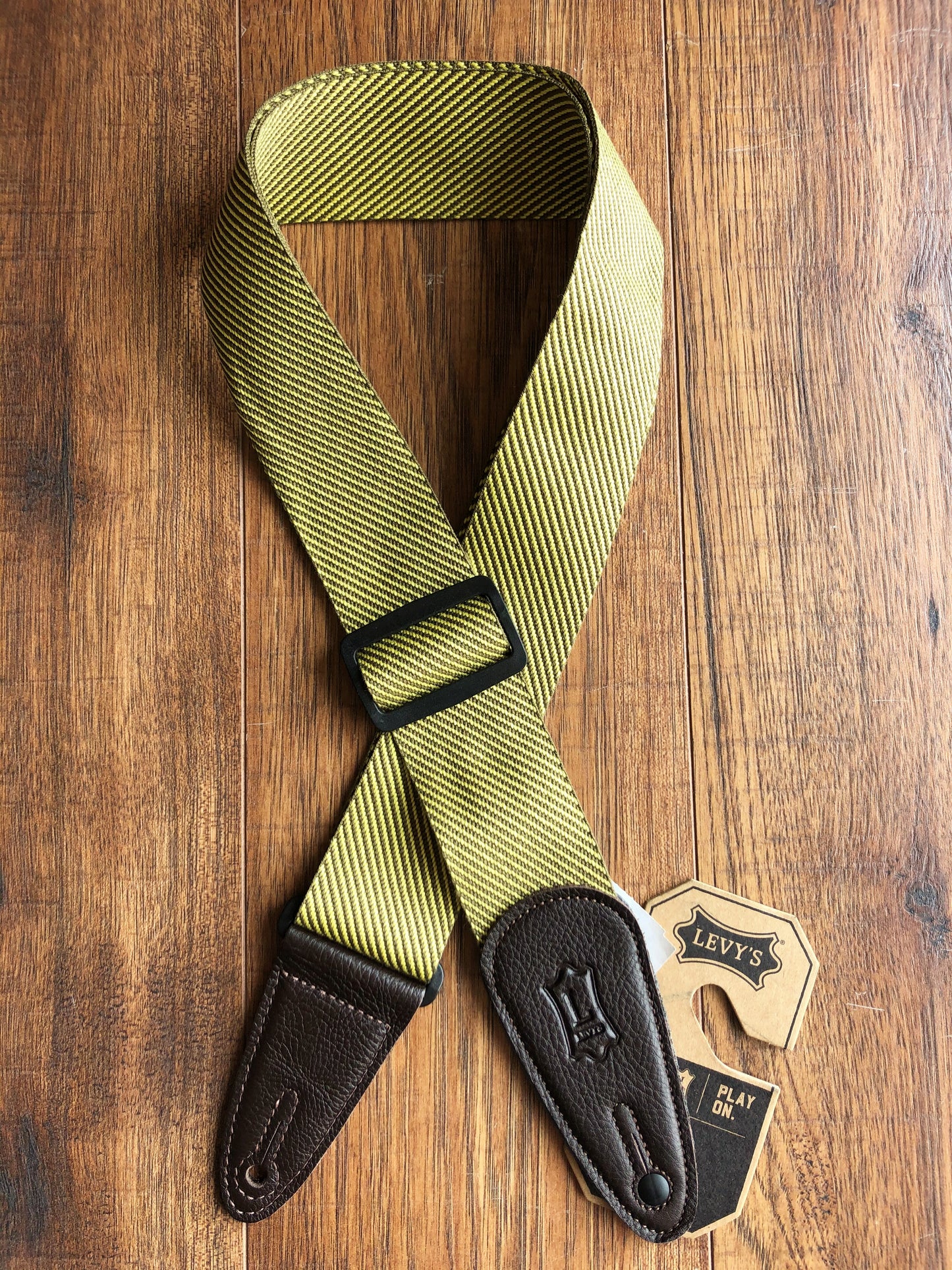 Levy's MC8SMK-001 2" Adjustable Cotton Guitar & Bass Strap Tweed