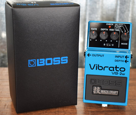 Boss VB-2W Waza Craft Vibrato Guitar Effect Pedal