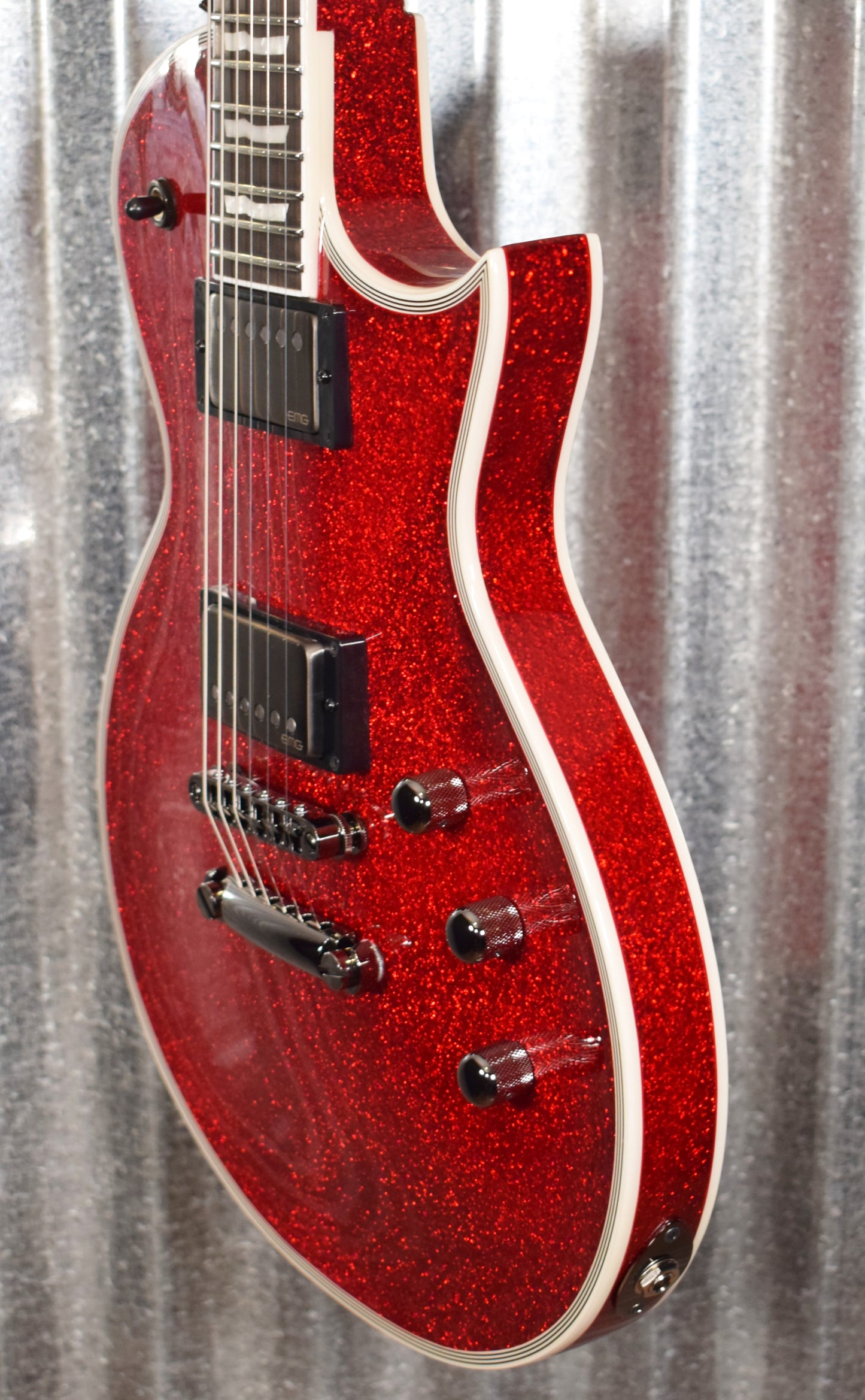 ESP E-II Eclipse DB Red Sparkle EMG Guitar & Case EIIECDBRSP Japan #ES4517193
