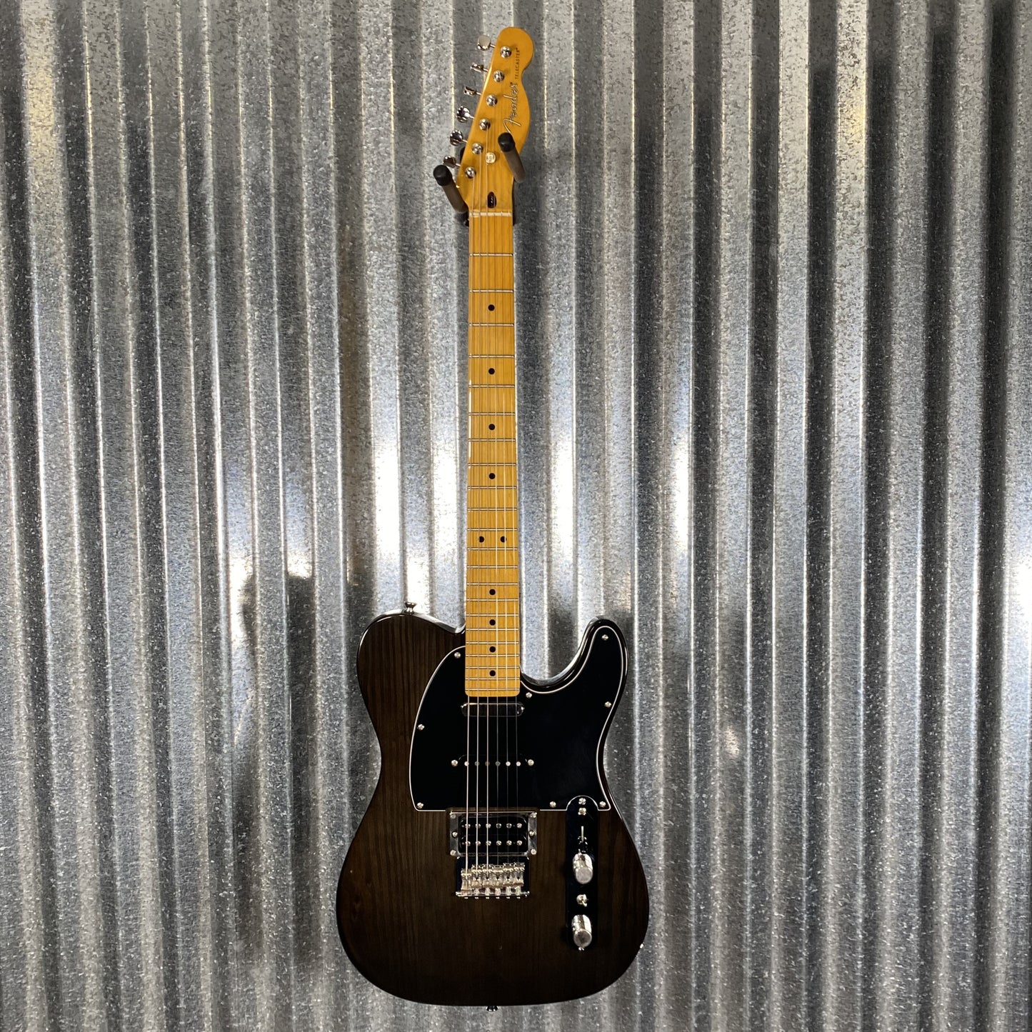 Fender Modern Player Telecaster Plus Charcoal Transparent Guitar #5204 Used