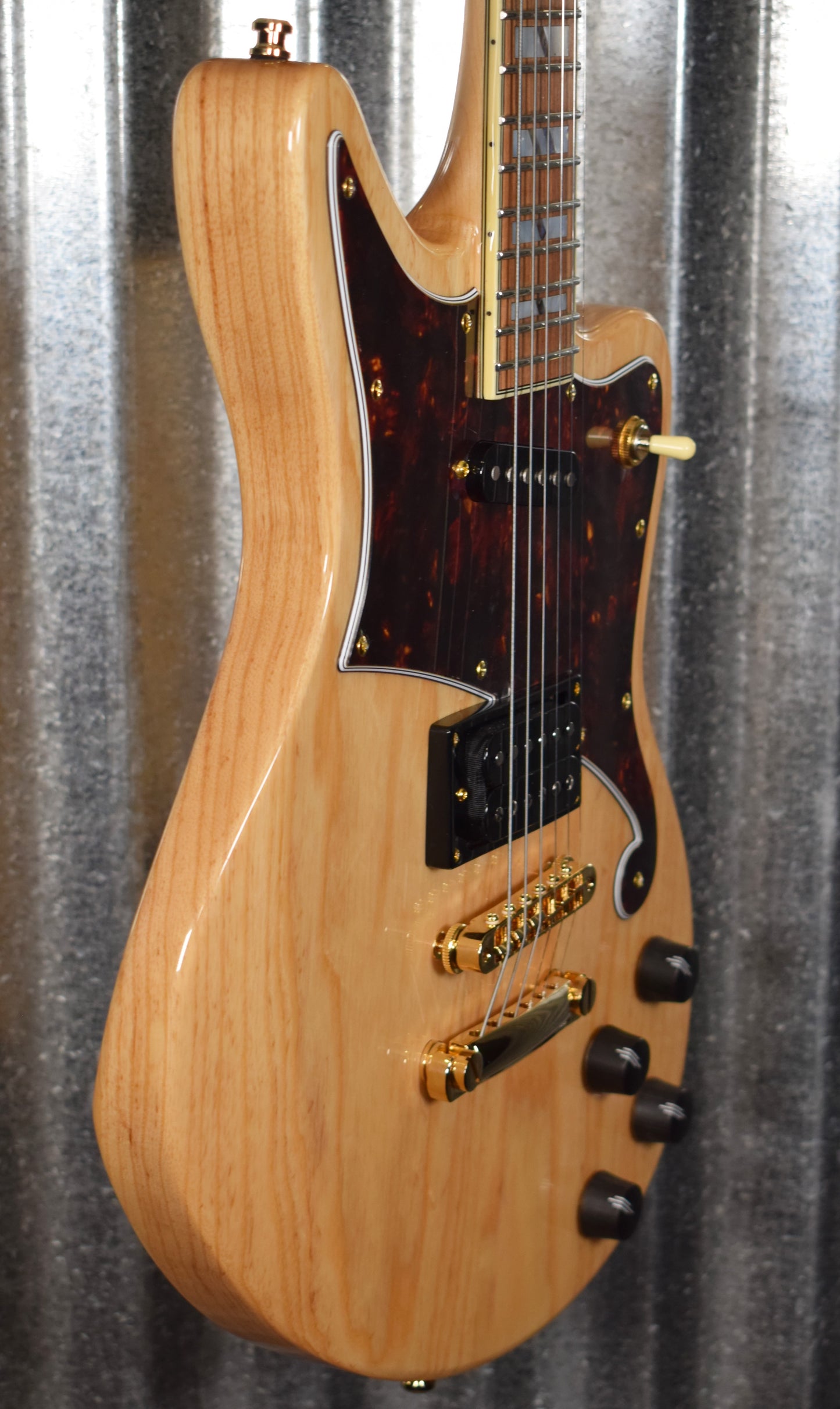 D'Angelico Deluxe Bedford Offset Natural Guitar & Case #1677