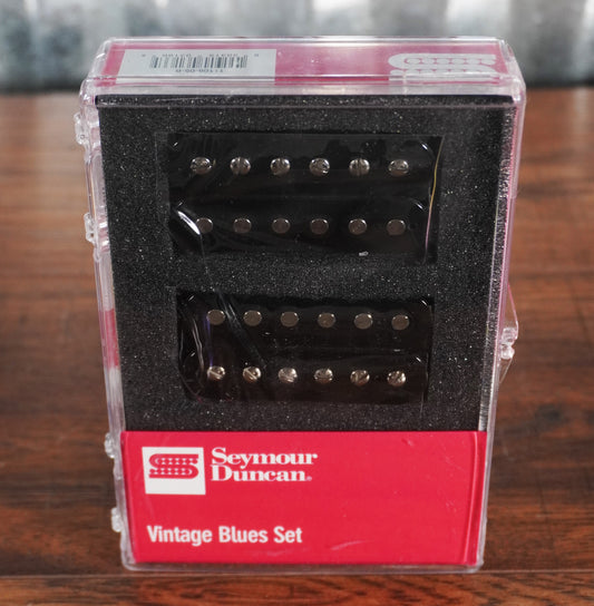 Seymour Duncan SH-1n & SH-1b Vintage Blues Neck & Bridge Humbucker Guitar Pickup Set Black