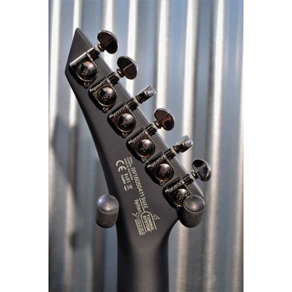 Washburn Parallaxe S29FR Flame Trans Black Carved Top 29 Fret Guitar #0411