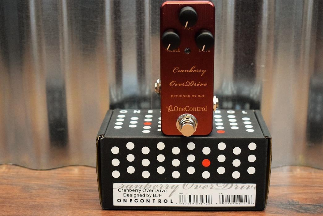 One Control BJF Cranberry Limited Edition Overdrive Guitar Effect Pedal