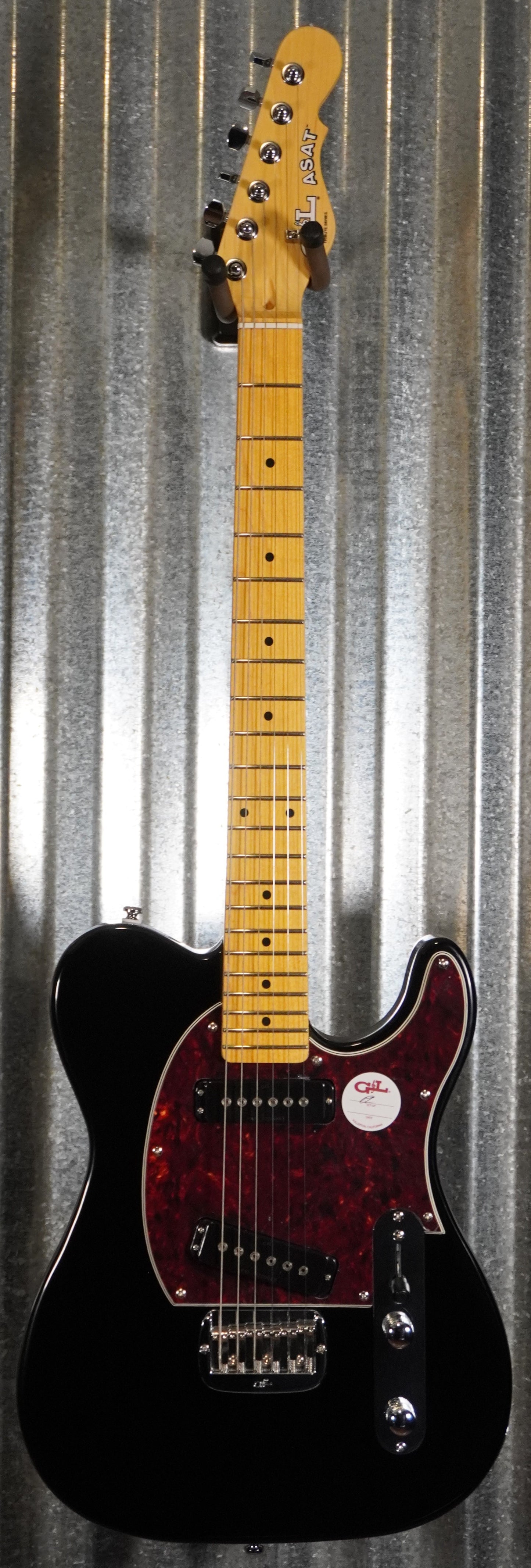 G&L Tribute ASAT Special Poplar Gloss Black Guitar Blem #7045