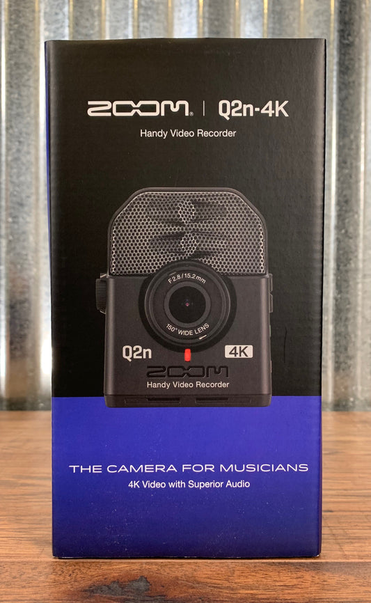 Zoom Q2n-4K HD Handy Video Camera & Stereo Audio Recorder