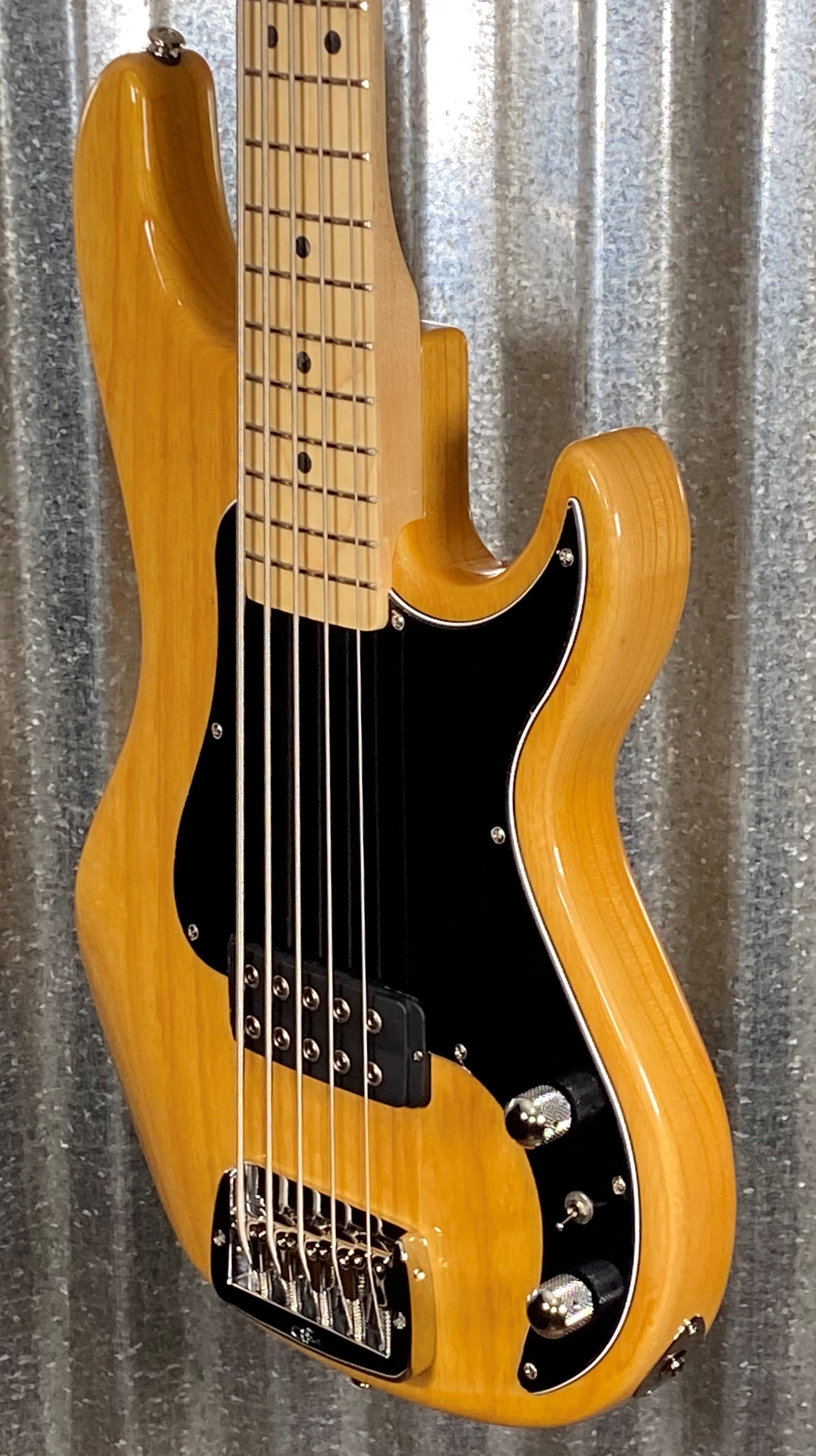 G&L USA Kiloton 5 String Natural Bass & Case #6403