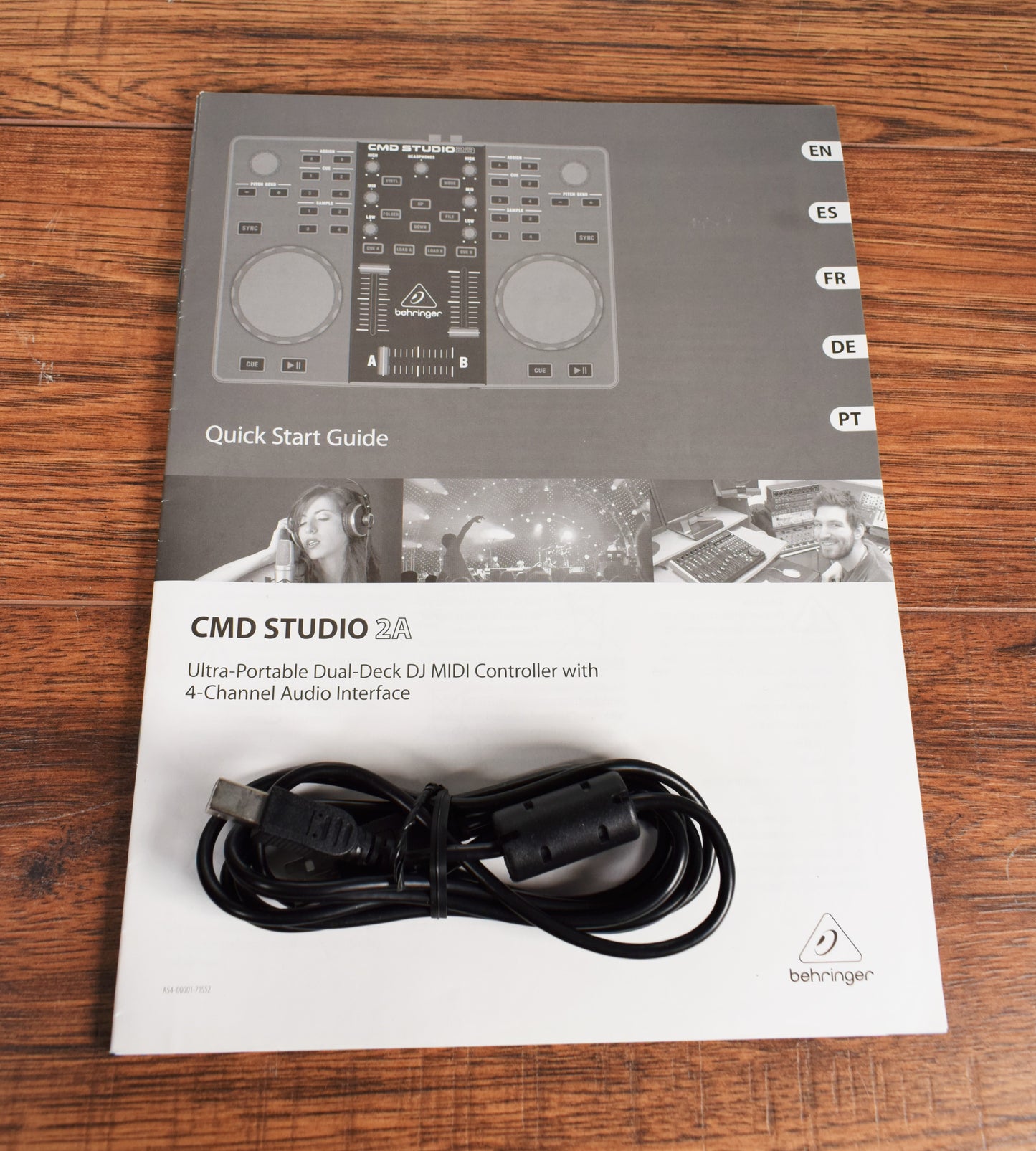 Behringer CMD Studio 2A Ultra-Portable DJ Dual-Deck MIDI Controller 4-Channel Audio Interface Demo