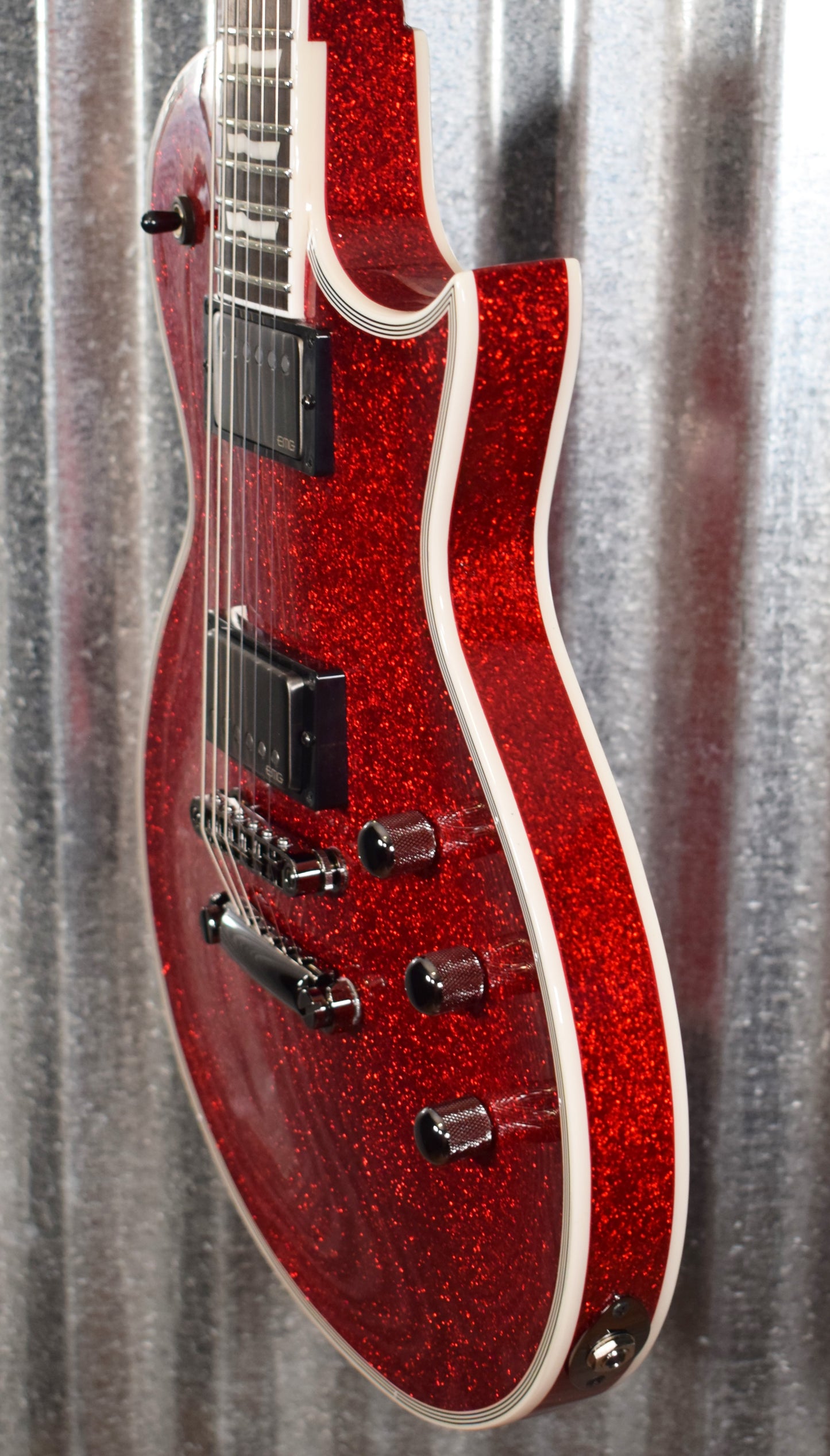 ESP E-II Eclipse DB Red Sparkle EMG Guitar & Case EIIECDBRSP Japan #ES3300203