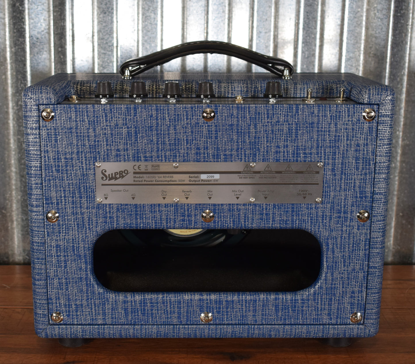 Supro 1605R Reverb 8" 5 Watt All Tube Guitar Amplifier Combo