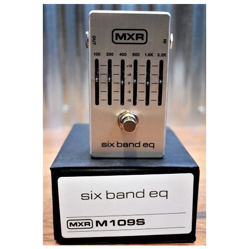 Dunlop MXR M109S Six Band Graphic Eq Equalizer M-109 Guitar Effect