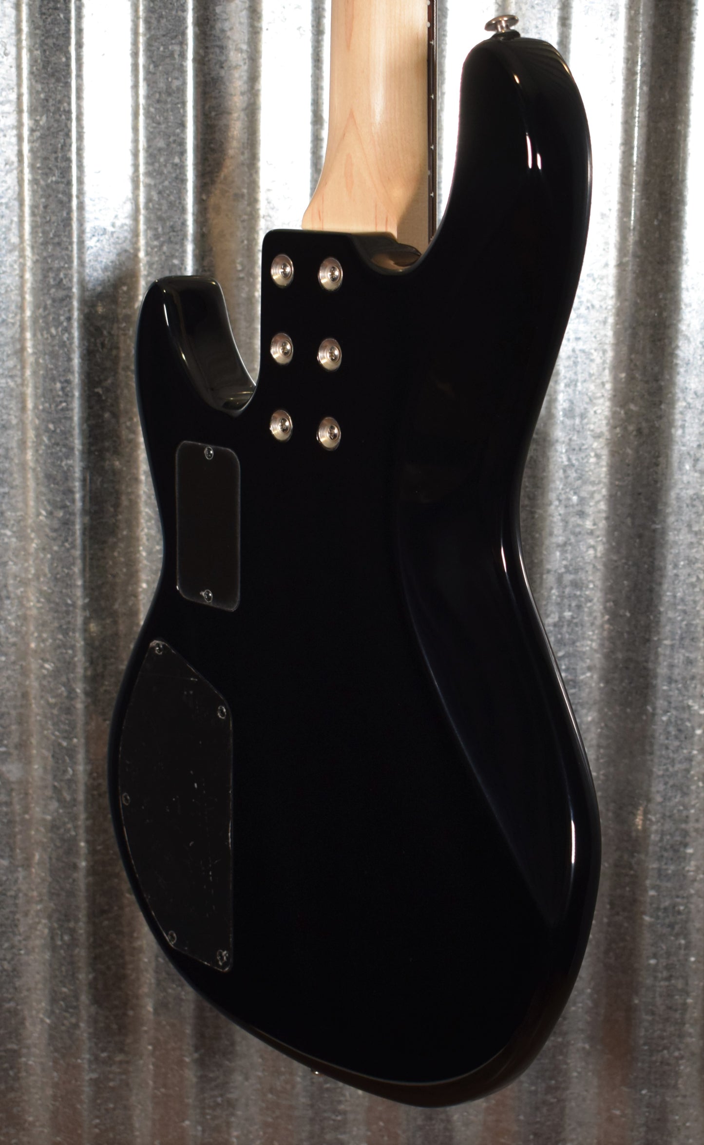 G&L USA L-2500 Jet Black 5 String Bass Rosewood Satin Neck & Case #6212