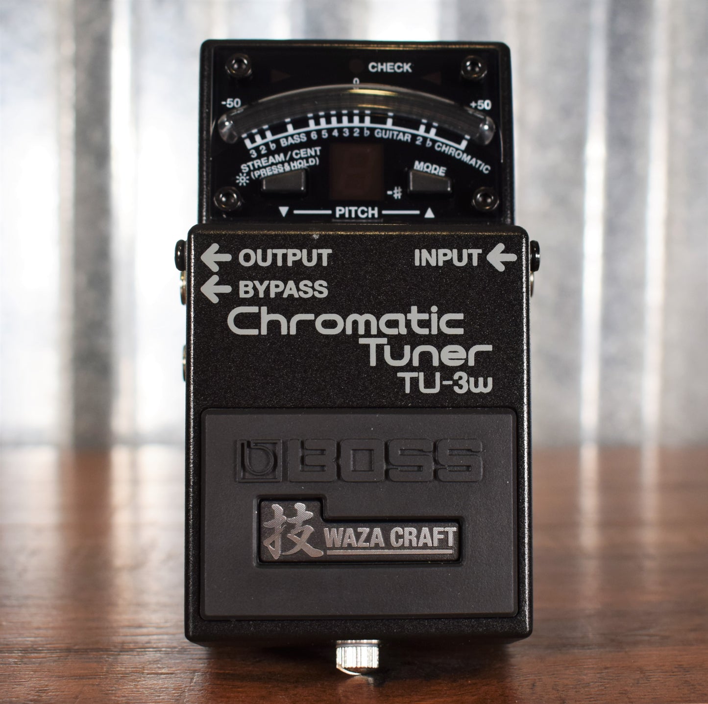 Boss TU-3W Waza Craft Guitar & Bass Chromatic Tuner & Effect Pedal Power Supply