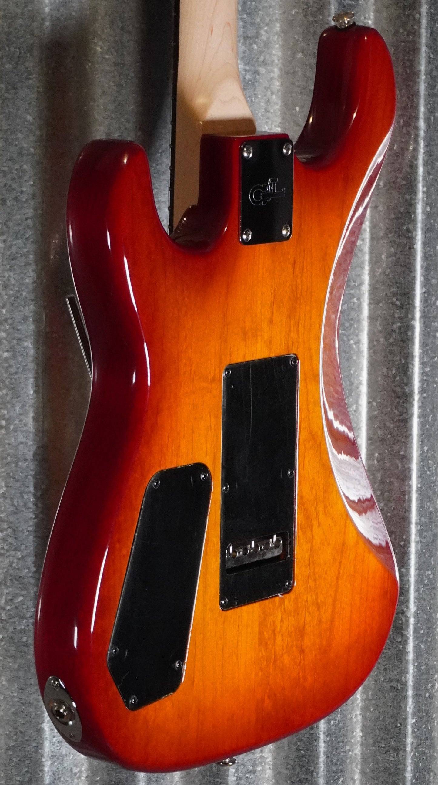 G&L USA Legacy RMC HSS Cherry Sunburst Rosewood Satin Neck Guitar & Case #6038