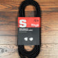 Stagg SMC7.6M 25' XLR Microphone Cable Black 5 Pack