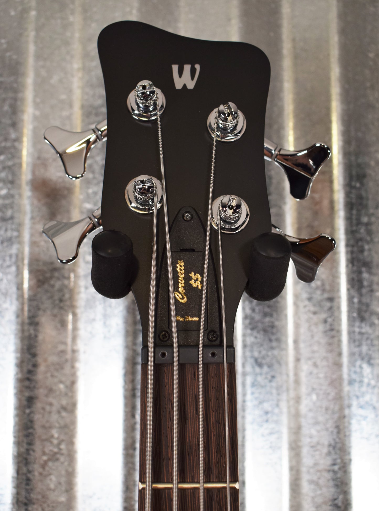 Warwick German Pro Series Corvette $$ Double Buck Burgundy 4 String Bass & Bag #3519