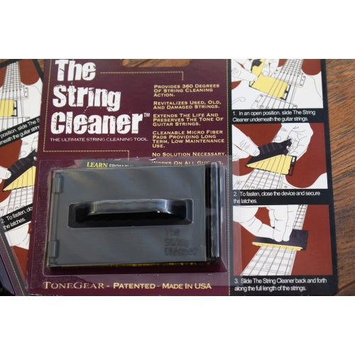 ToneGear The String Cleaner The Ultimate Guitar String Cleaning Tool Two (2) Pack
