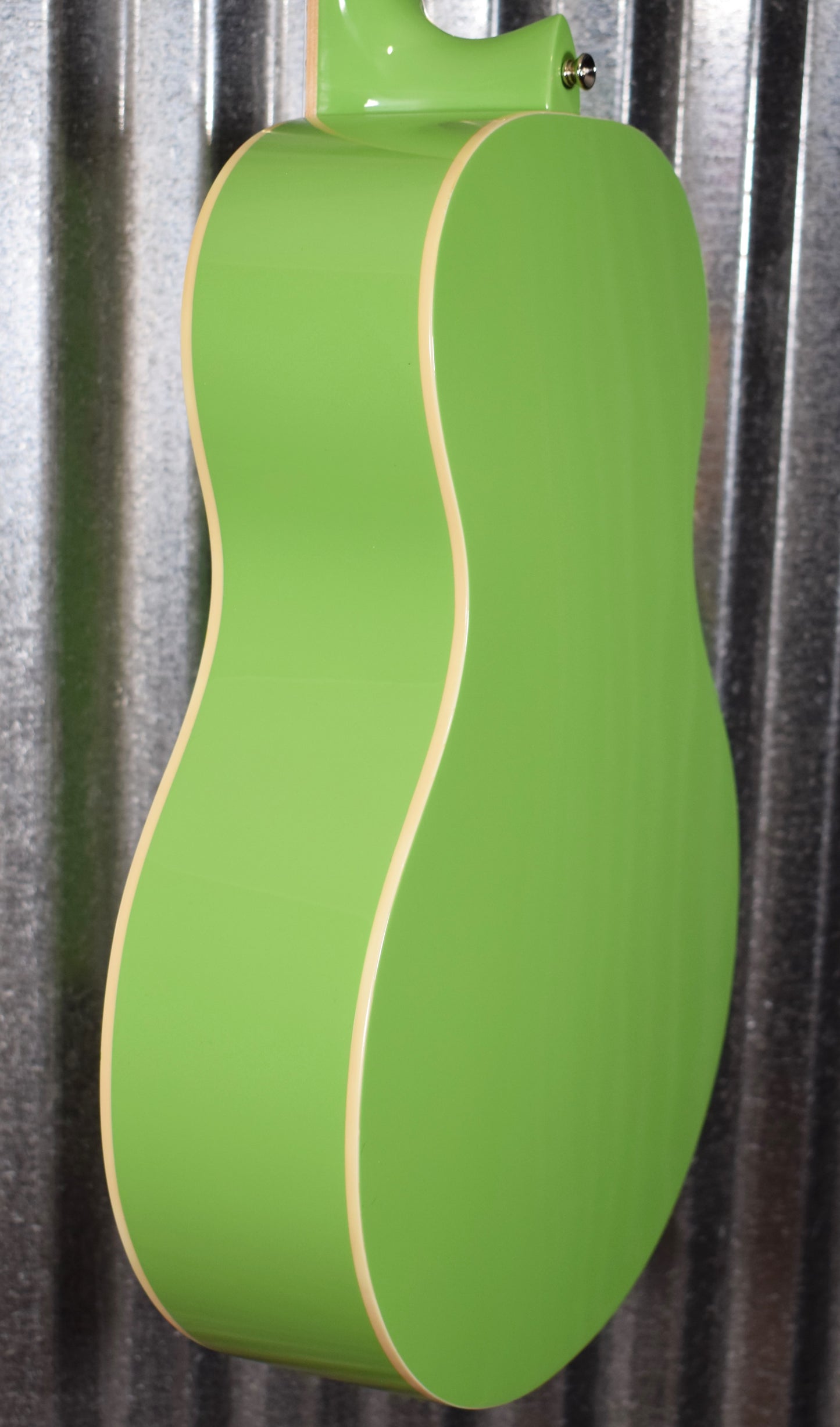 Ortega RGA-GAP Gaucho Nylon String Parlor Guitar Green Apple Guitar & Bag #0011