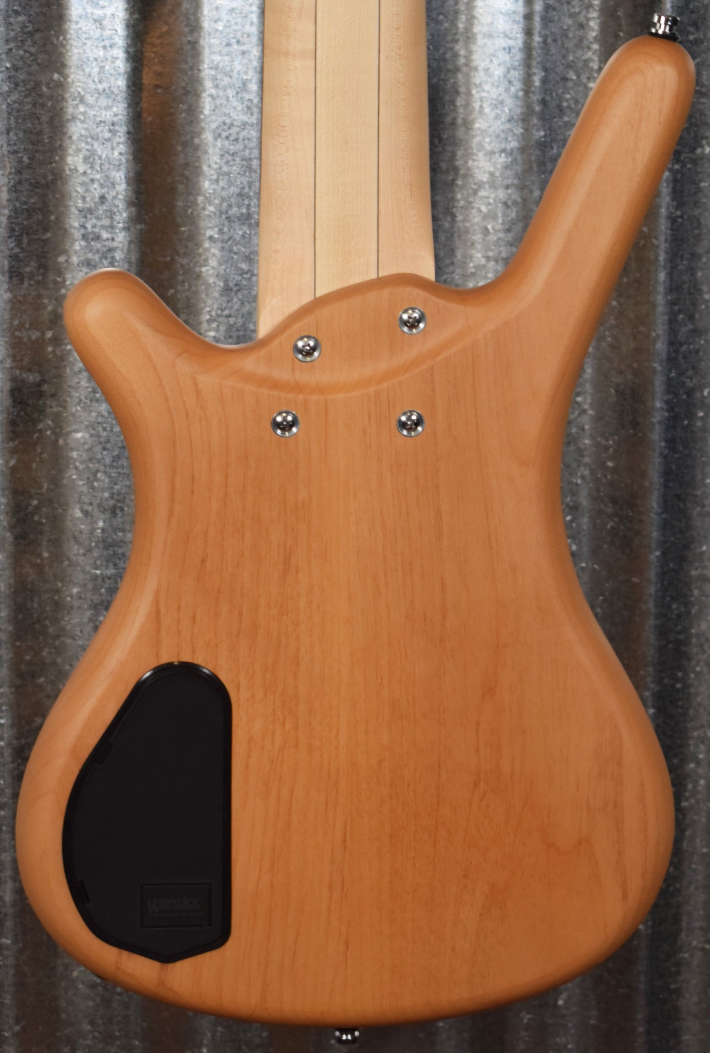 Warwick RockBass Corvette Basic Natural Active 6 String Bass & Bag #3820