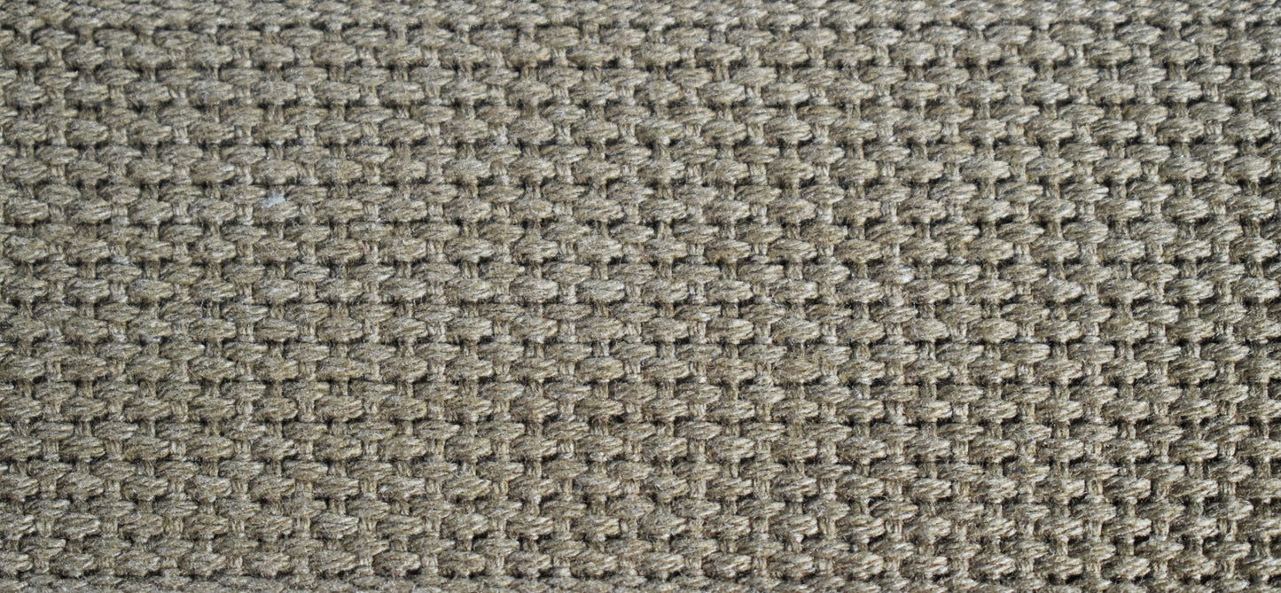 LOCK-IT Straps Cotton Series 2" Olive Cotton Guitar Bass Strap 050 C2-OLV/BRN