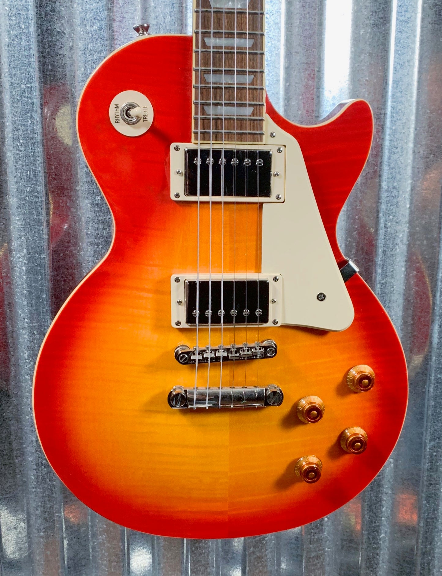 Epiphone Les Paul Standard Plustop Pro Heritage Cherry Sunburst Guitar & Bag #8091 Used