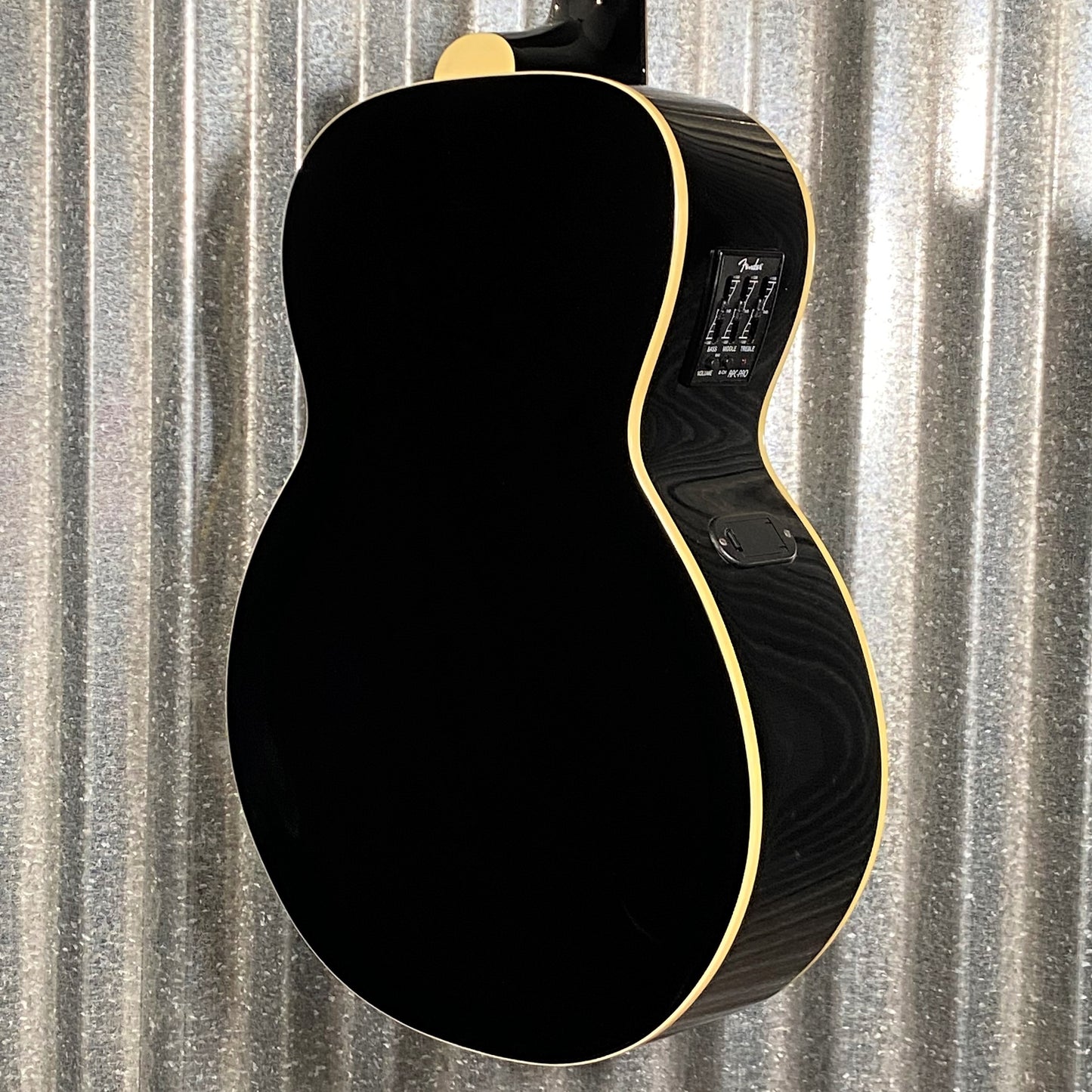 Fender BG-31 4-String Acoustic Electric Bass Metallic Black #0321 Used