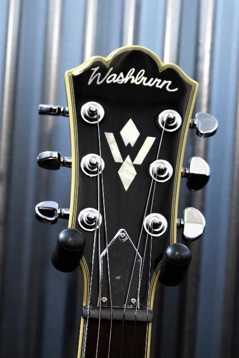 Washburn WIDLXSPLTD Spalted Maple Original Idol Guitar Trans Brown & Bag #231