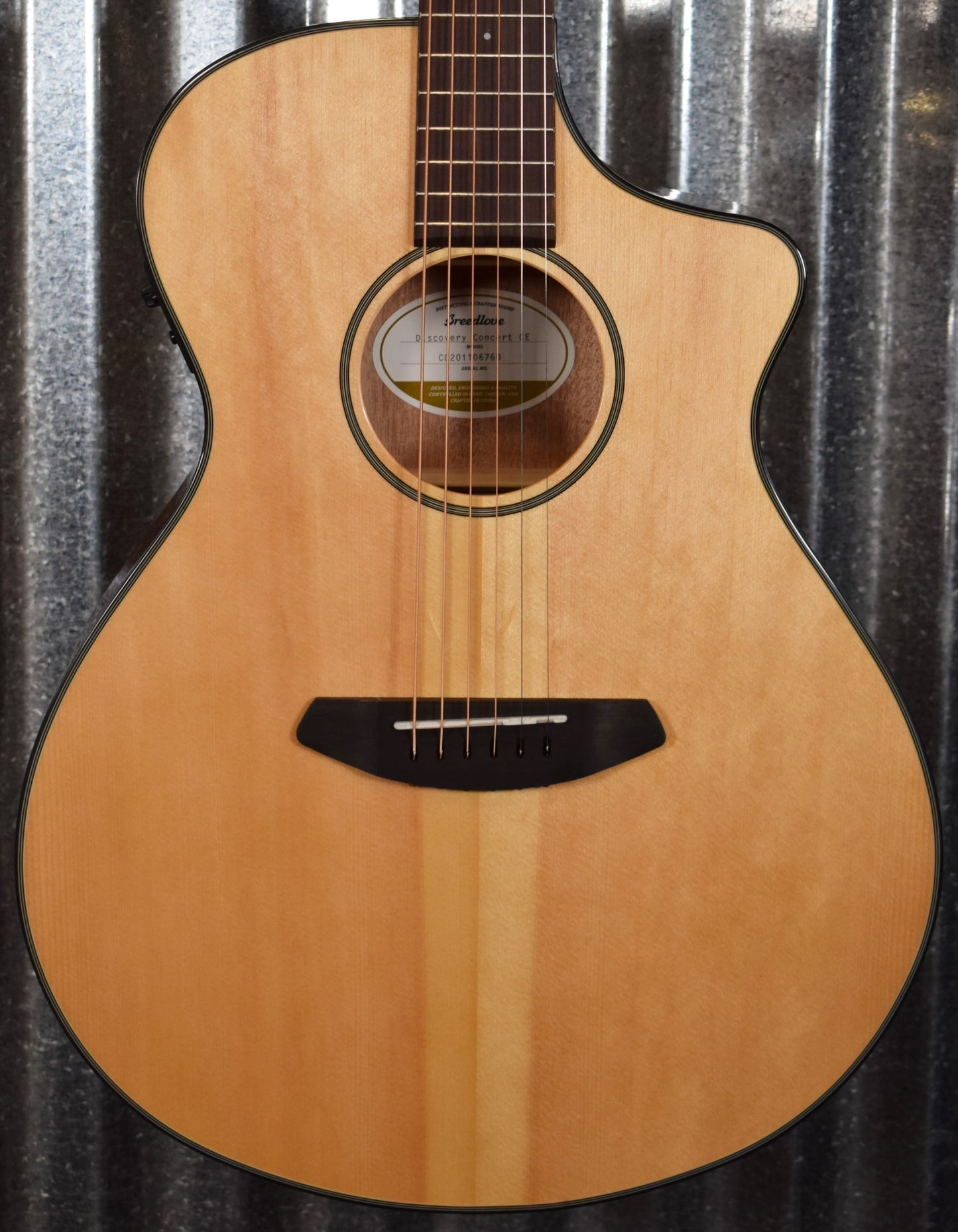Breedlove Discovery Concert CE Acoustic Electric Guitar Blem #6760