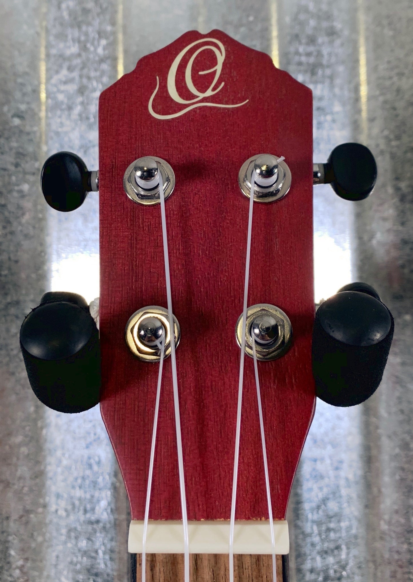 Ortega Guitars RURUBY Ruby Rasburry Okoume Top Concert Ukulele
