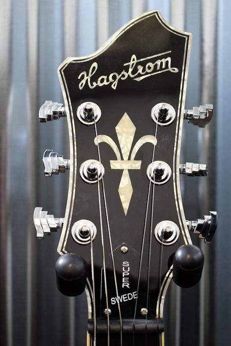 Hagstrom Super Swede SUSWE-WHT White Electric Guitar & Gig Bag #0052