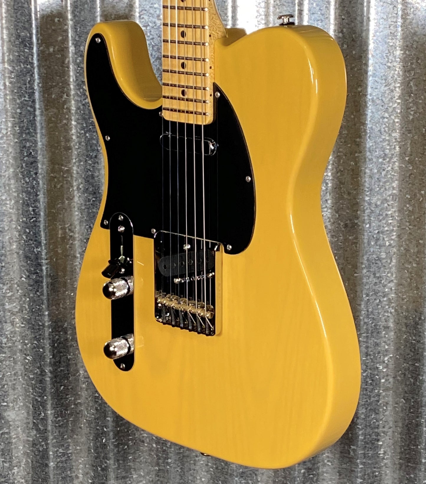 G&L USA 2015 Custom ASAT Classic Alnico Butterscotch Blonde Left Hand Guitar & Bag #5099 Used