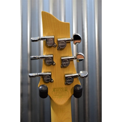 Schecter C-6 Plus Quilt Top Vintage Sunburst Guitar VSB #5116