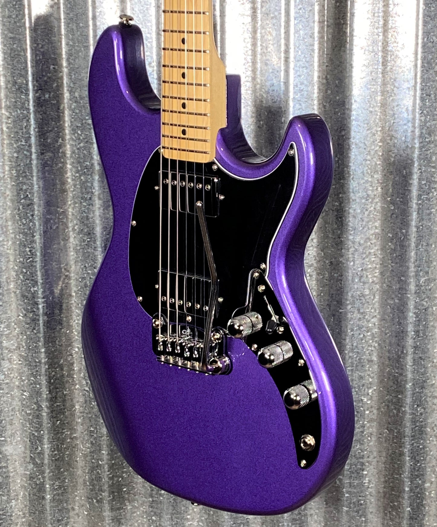 G&L USA 2022 Fullerton Deluxe Skyhawk HH Plum Metallic Guitar & Bag #1132 Used
