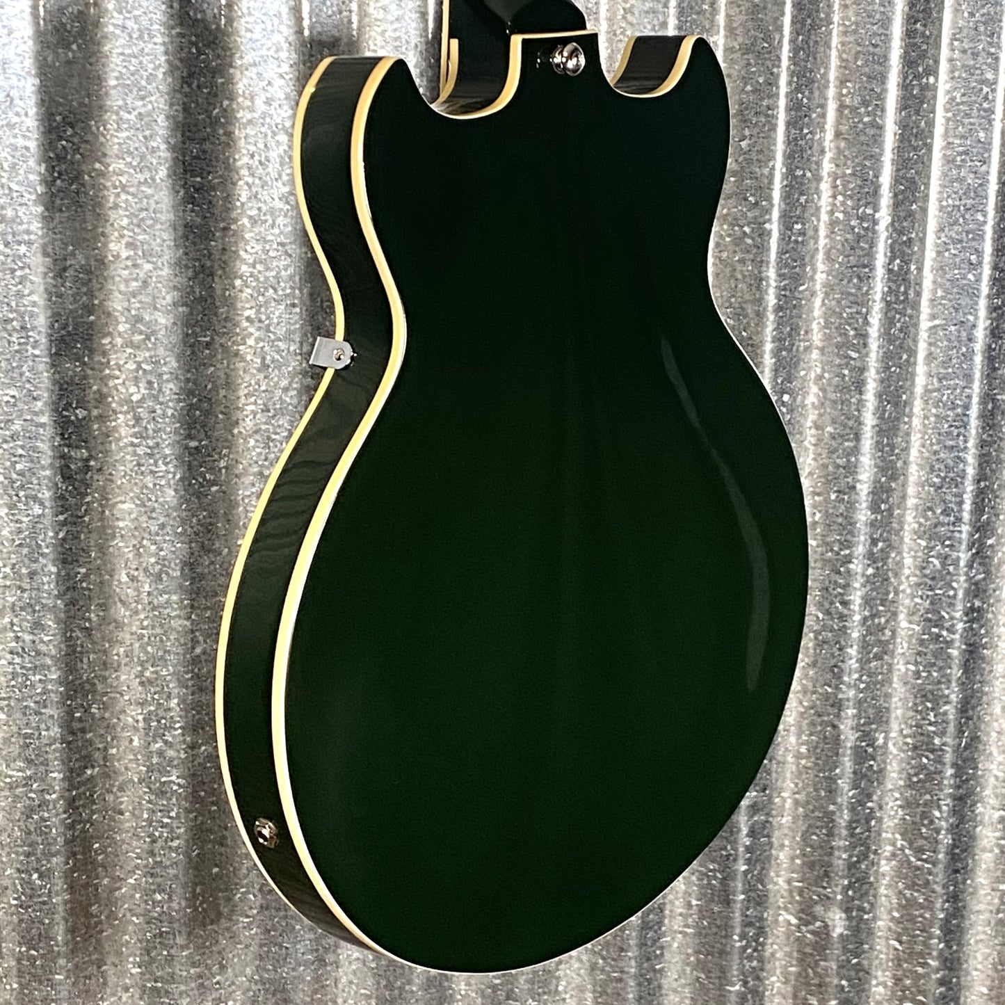 Westcreek 333 Semi Hollow Body 335 Transparent Green Guitar #0412 Used