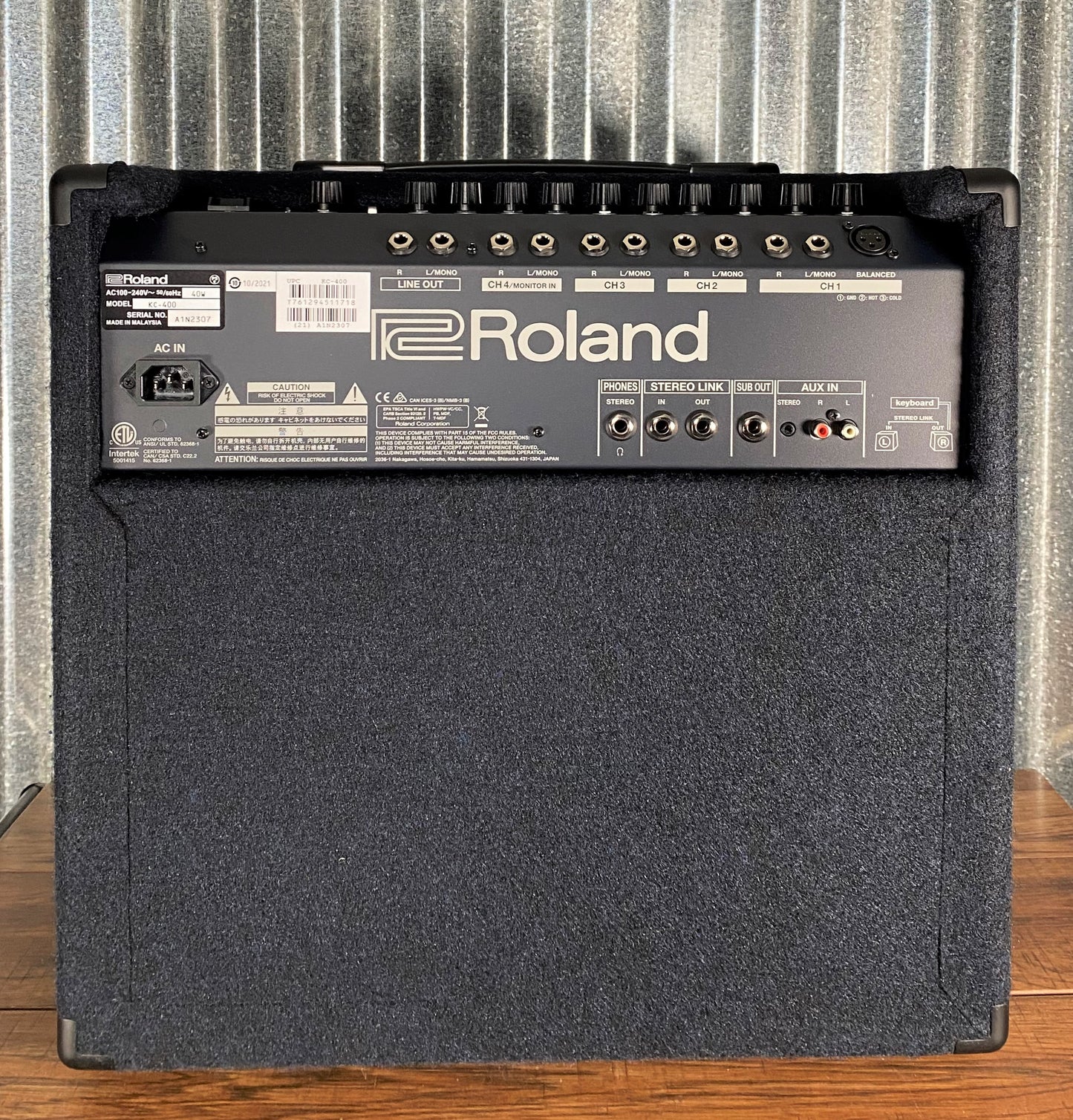 Roland KC-400 150 Watt 4 Channel 12" Keyboard PA Combo Amplifier