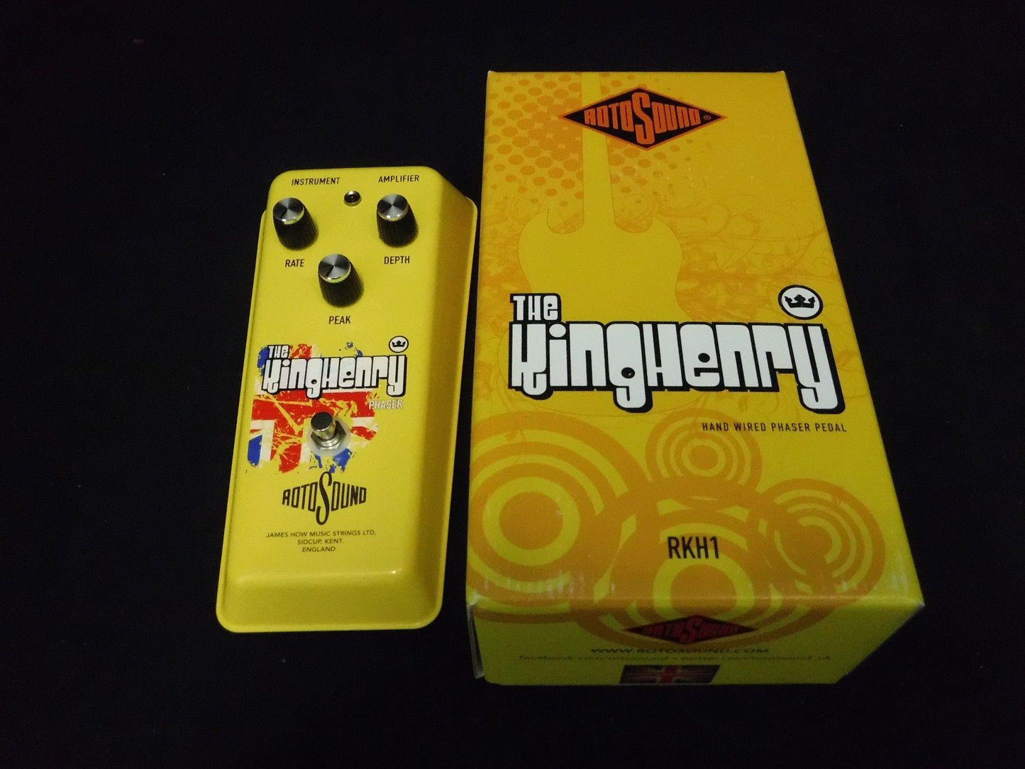 Rotosound The King Henry Phaser Hand Built Vintage Style Effect Pedal